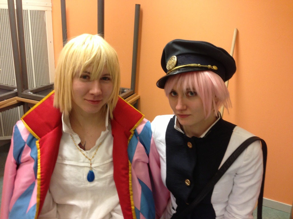 Me and my girlfriend at Närcon this weekend. I was Howl from Howl&rsquo;s Moving