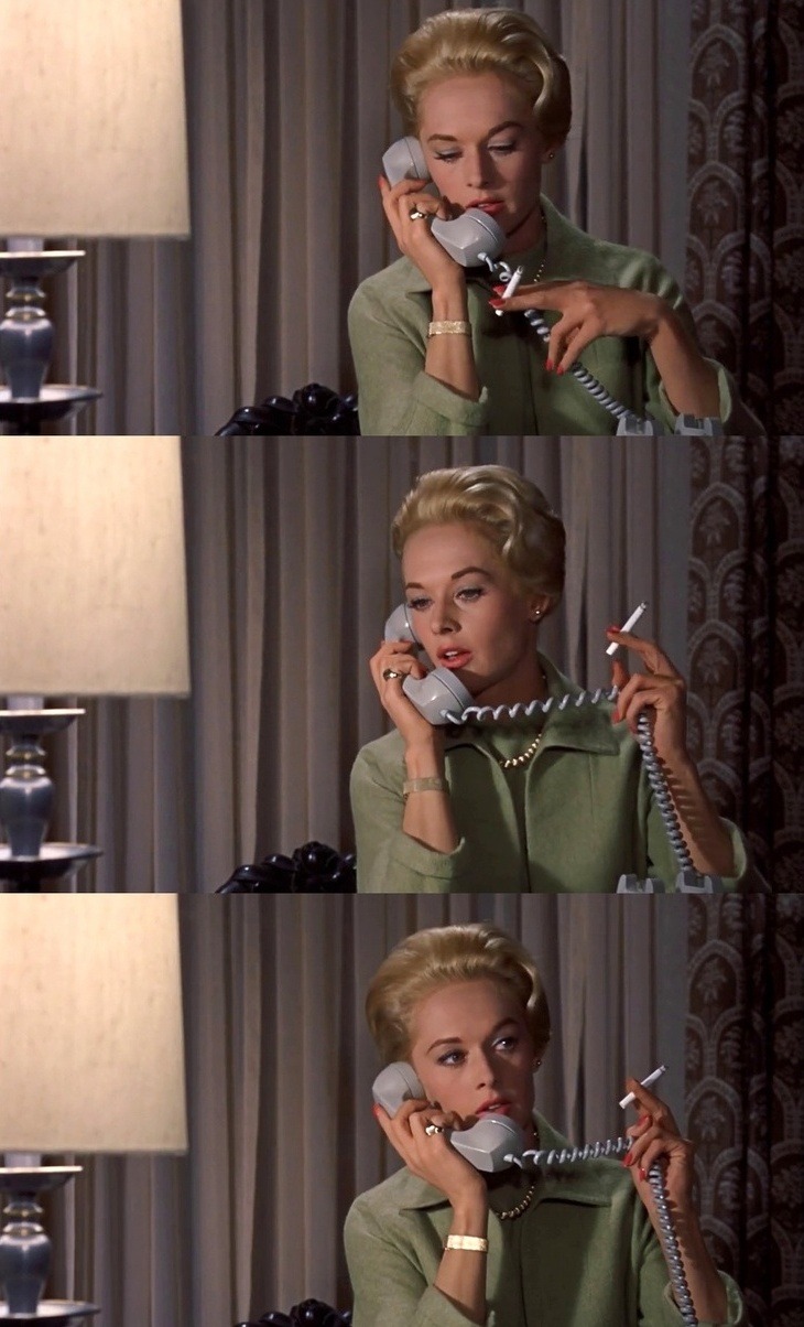 sala66:  Tippi Hedren en “Los Pájaros”, 1963