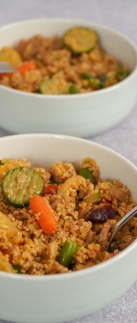 Couscous Recipe - Couscous With Zucchini, Green Beans, Carrots And Potatoes