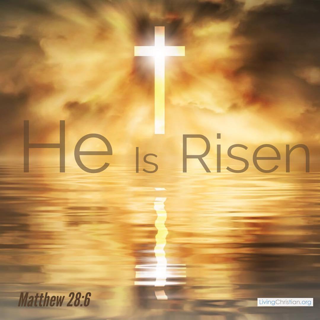 Living Christian — Happy Resurrection Day! • May the peace of Jesus...