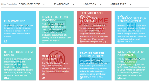 COOL RESOURCE ALERT FOR U.S. FILMMAKERS! FEMALE FILMMAKERS INITIATIVE RESOURCE MAP FROM THE SUNDANCE