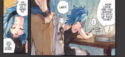 rboz:  Adventures on the Council part. 1I can see Levy working hours to no end and Gajeel having to drag her to bed all the time (sometimes involving Lily) because she just forgets her body needs rest–and food. Dunno what exactly is Levy’s position