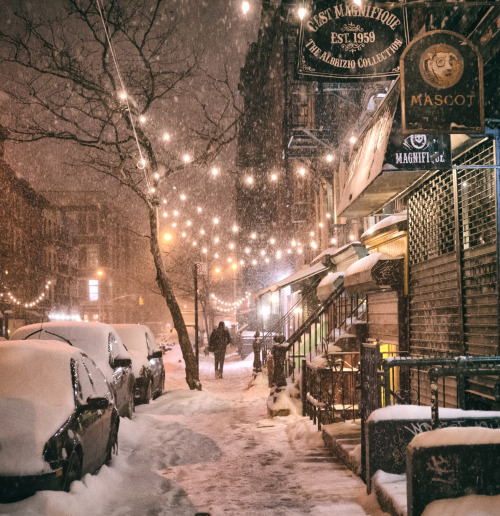 laurenisartsytartsy: New York City - Snowstorm I will see it someday