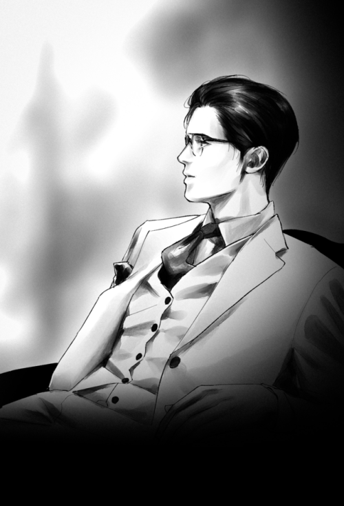 iruutciv:One of the extra stuff I drew for the BMAAHD server I love putting Yuuri in fancy suits in 