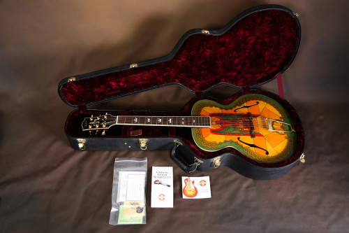 randyhaddock:2001 Gibson L-5 Stained Glass Custom Acoustic Guitar