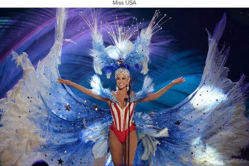 jumpingjacktrash: wiiliam: lizzysmart: howtobeafuckinglady: The National Costume portion of the Miss