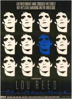 icecreamforcrow:UK advert for Lou Reed’s