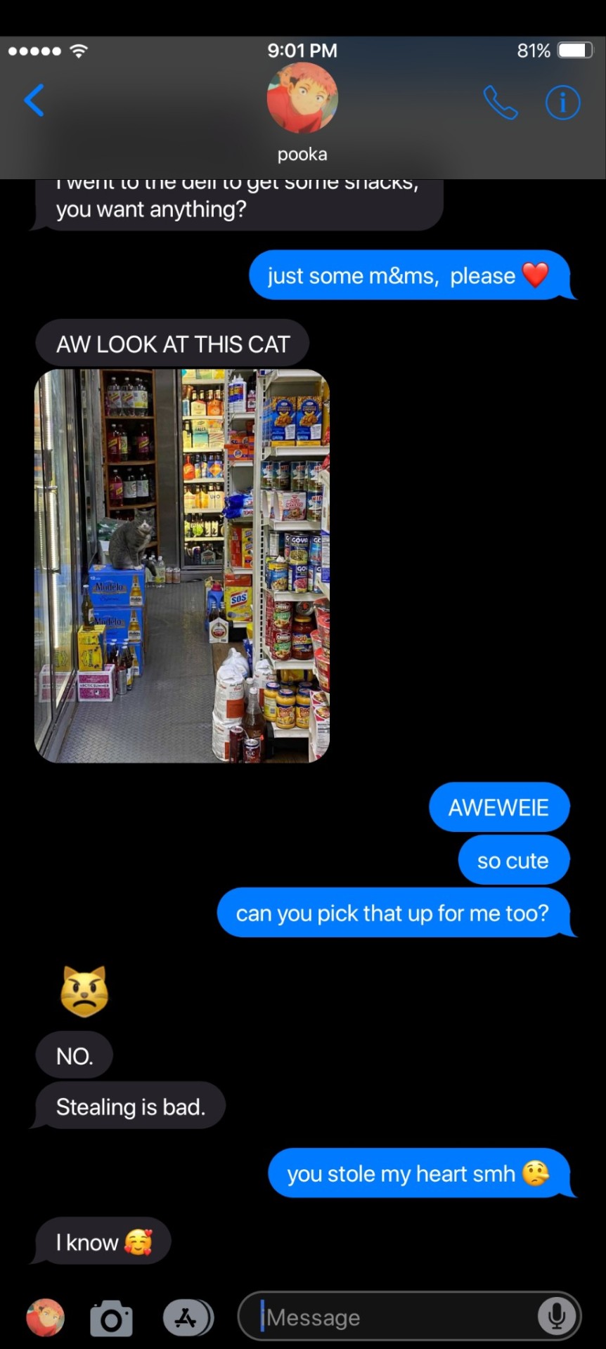 Random Texts With Yuji Itadori!