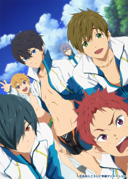 freejoshis:  High☆Speed! 2 - (x)  Haruka Nanase - Makoto Tachibana - Nagisa Hazuki Ikuya Kirishima - Asahi Shiina - Nao Serizawa Sousuke Yamazaki - Rin Matsuoka - Kisumi Shigino  