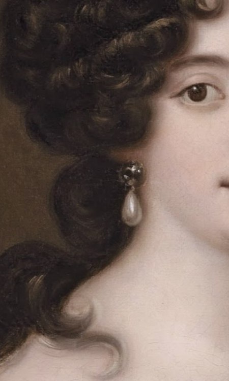 masterpiecesindetail:Hortense Mancini by Jacob Ferdinand Voet, 1675