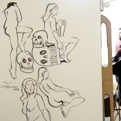 Porn photo Woot, figure drawing! Thanks Emily. #art