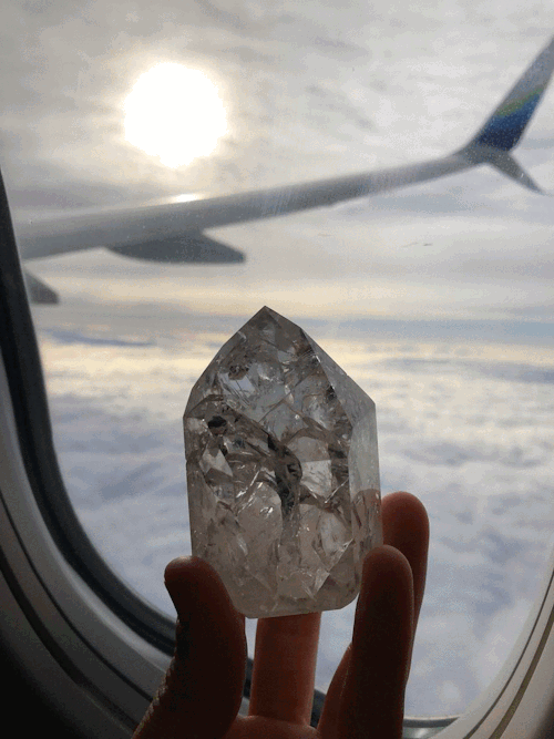 mamadivaa:The people sitting next to me on the plane were looking at me like I was crazy, but I was 