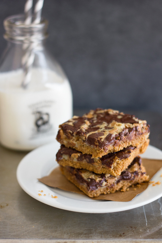 do-not-touch-my-food:  Peanut Butter Chocolate Chip Bars