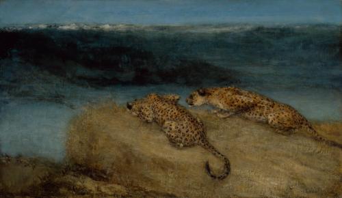 “African panthers” (1891) -John Macallan Swan