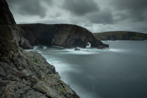 Amazing Arch at strathy point in Scotland.