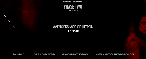  Marvel Cinematic Universe: Phase One [2008-2012] | Phase Two [2013-2015]  