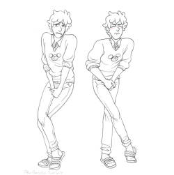 ah-bagels:  Michael having an accident :^0 did a small study for fun using pose references! 