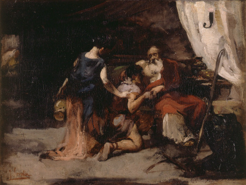 The blessing of Isaac, Joaquín SorollaMedium: oil,canvas