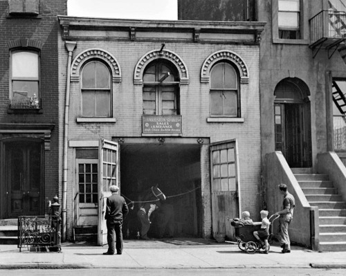 In 1938 there were still stables in Brooklyn.Photo: Sol Prom (Solomon Fabricant) via American Photog