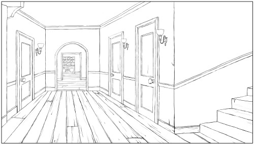 For Perspective Tuesday, here’s another background layout from Audrey Oh. We’ll see Jiwo