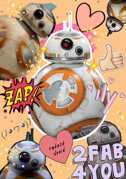 sithslord:idk if that anon was serious when they requested a BB-8 collage, but here is everyone&rsqu