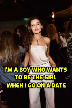 im-a-princess-sissy-cumslut:  I’m a boy who wants to be the girl AFTER the date!!!👸Princess Sissy Cumslut👸