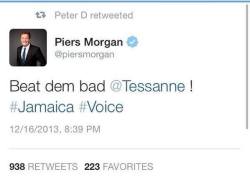 Easymyselecta:  Piers Knows What’s Up…Dwl   Lawl They Talking Jamaican