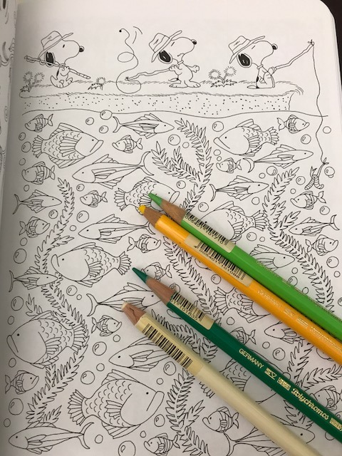 The Peanuts Posh Adult Coloring Book is finally here!  Sharpen those colored pencils and prepar