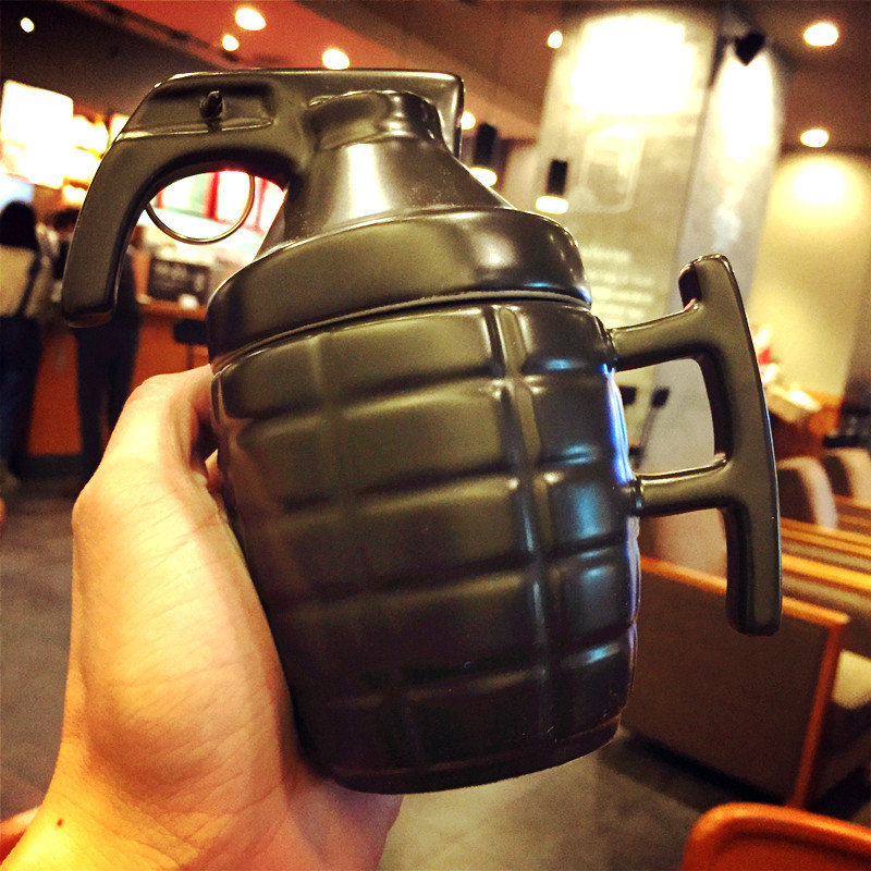 hellanah: Grenade Bombs Coffee Cups(Special 2 / $22) Camera Lens Coffee Mug Cup 