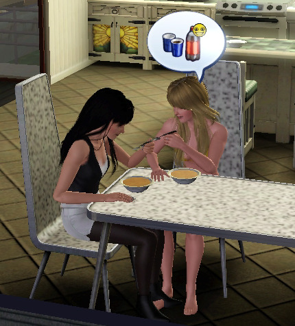 srry for this late update i havent been playing sims very often ahahaa BUT THIS IS A GOOD ONE I PROMISE so its still the same day from the last update in this pic and they’re watching t- MOUSE  ok anyways,  here are blake and yang eatin cause they