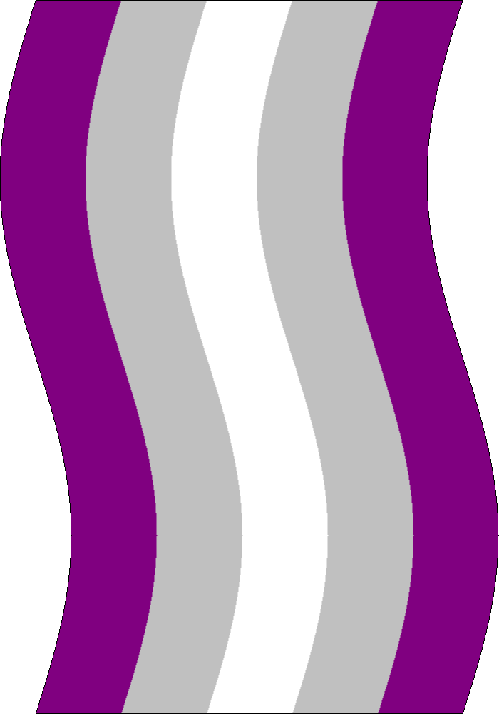 Jumbo Gray-Asexual Flag