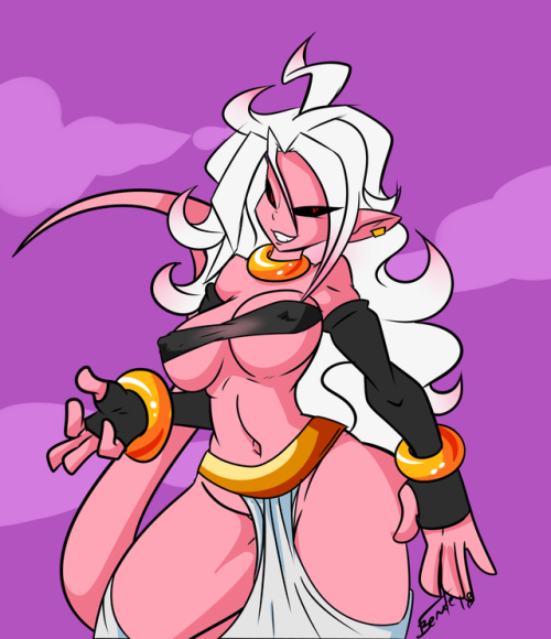 dahsdahs:  Majin Android 21 nsfw and sfw version
