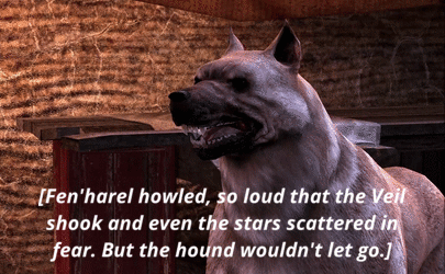 bluecadash:Ever since, the Dread Wolf thinks twice about playing his tricks when