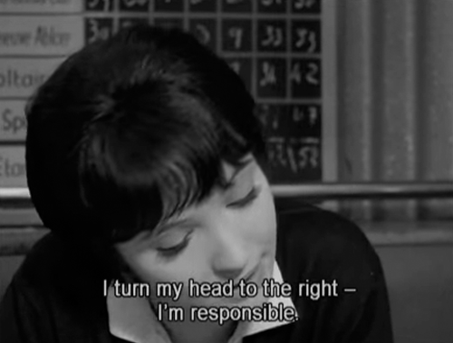 rock-n-rollin-bitch:  Anna Karina in Vivre Sa Vie, 1962 film directed by Jean-Luc