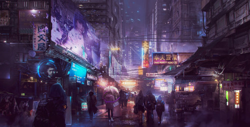 Even in the busiest streets&hellip;source:ArtstationArtist:  Donglu Yu