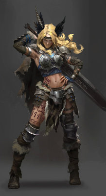 art-of-cg-girls:Character Design_Valkyrie