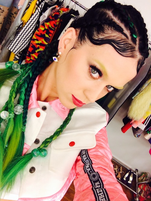 theselfieissue:  We’re elated to share the braided Katy Perry. #theselfieissue  