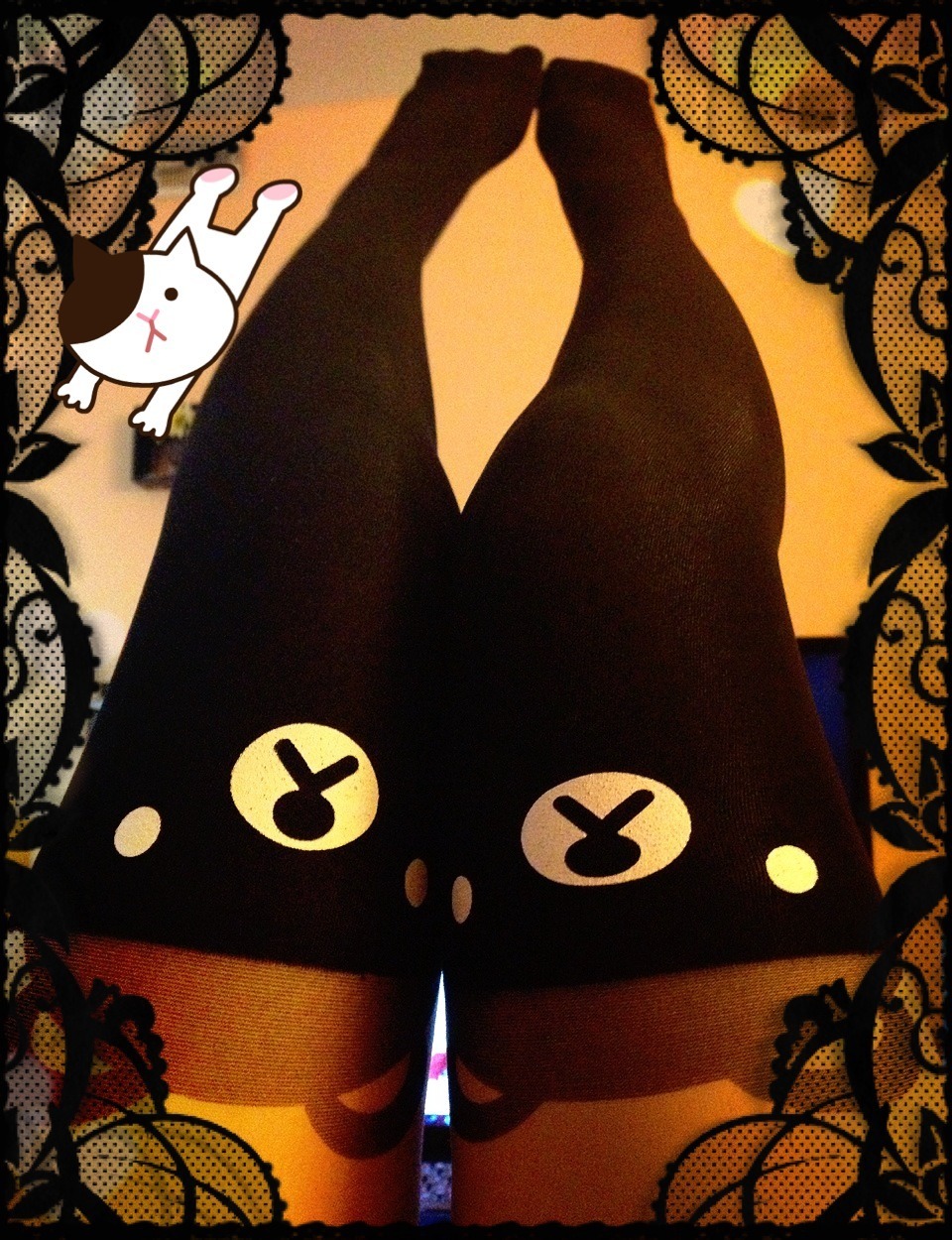 cute new tights (๑¯ω¯๑)✧