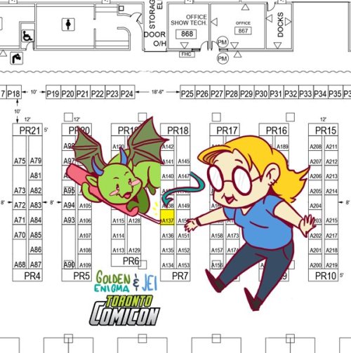 Me and @kkul-jaem will be making an appearance at Toronto Comicon this weekend!! If you’r