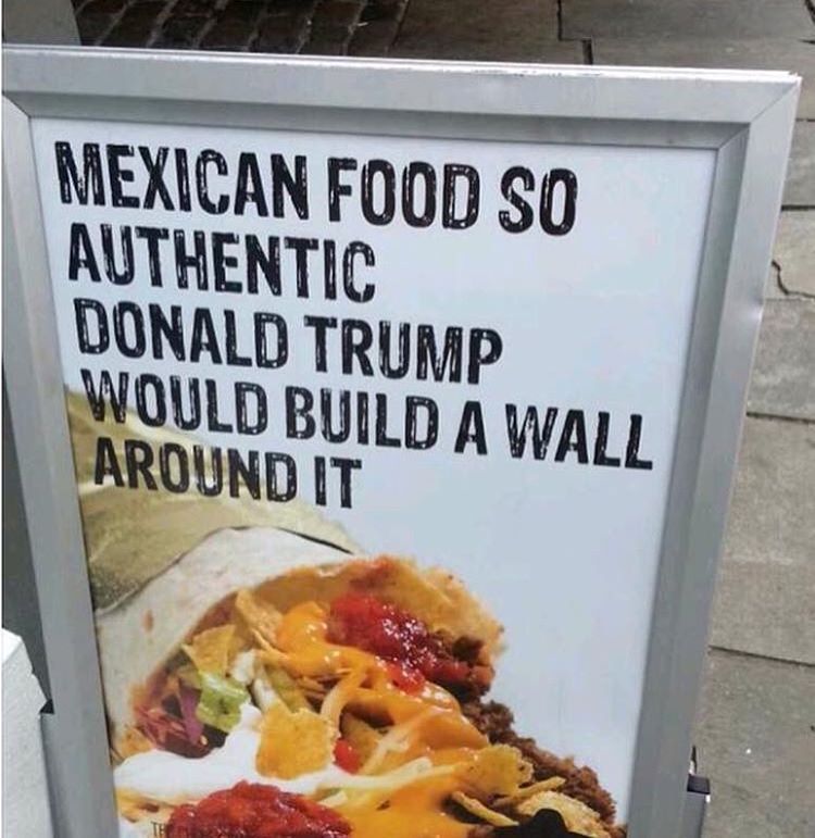 That&rsquo;s what I&rsquo;m talking about, baby! #Passaicspots #mexican #fuckTrump