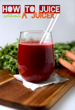 veganinspo:  How to Juice Without a Juicer
