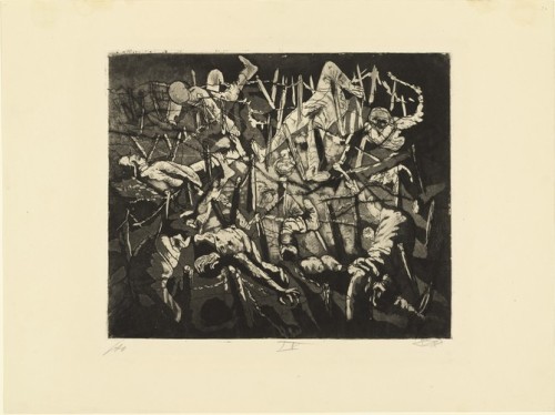 Dance of Death 1917 (Dead Man Heights) (Totentanz anno 17 [Höhe Toter Mann]) from The War (Der Krieg