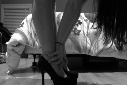 amygee789:  i’m way too excited about these new heels i just got. hope you all enjoy ;) 