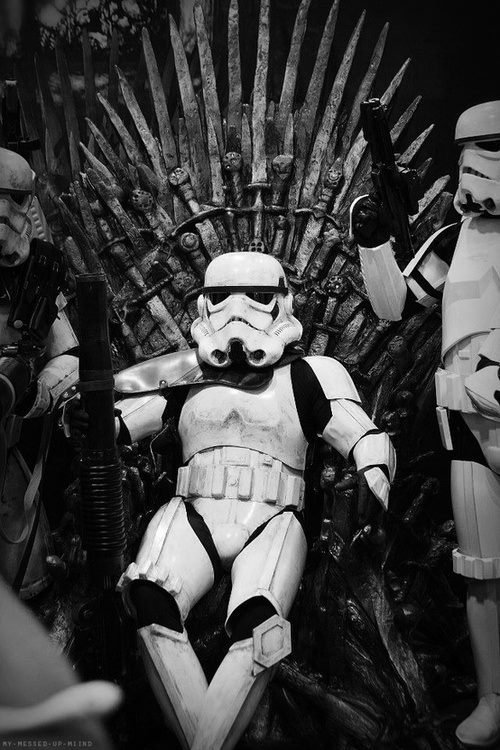 unknownpleasurestomorningview:  hail the storm troopers! 