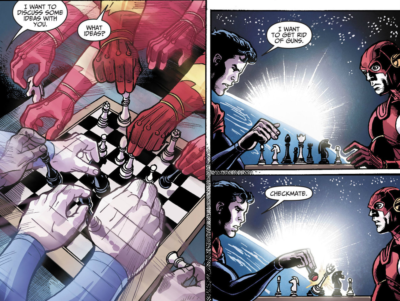 despondentparamour:   Injustice: Gods Among Us #26  This is one of my favorite moments