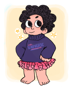 appulsprite:  steven in skirts and dresses! i think it would suit him really well 