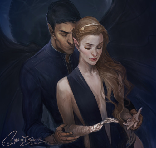 charliebowater: Pretty much painting this to Florence + The Machine’s ‘Never Let Me Go&r