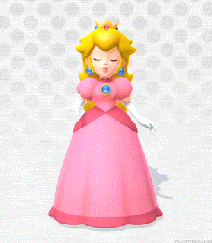 atomictiki:peachydurazno:Mario Party 10Photo Booth ~> Princess Peach  chombiechom  cutie peach~ <3