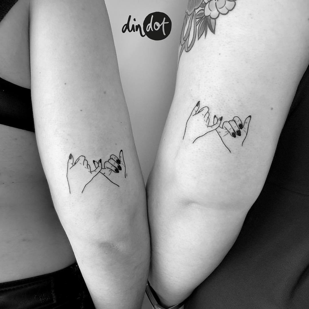 V.K.Artworld - Pinky Promise!! Minimalistic couple tattoo!!! | Facebook