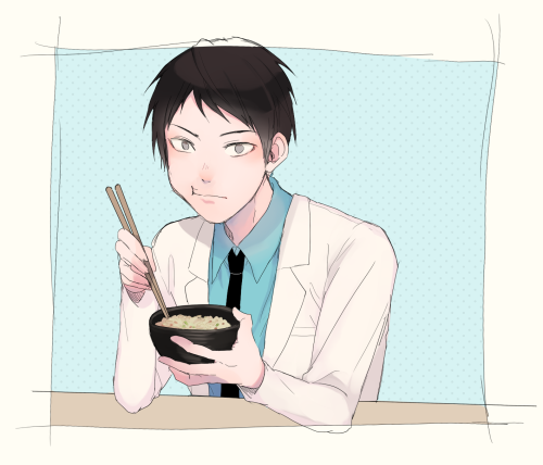 mokoiiiiiii:After seeing Akashi’s cute eating manners in the anime I can’t help but think about Niji